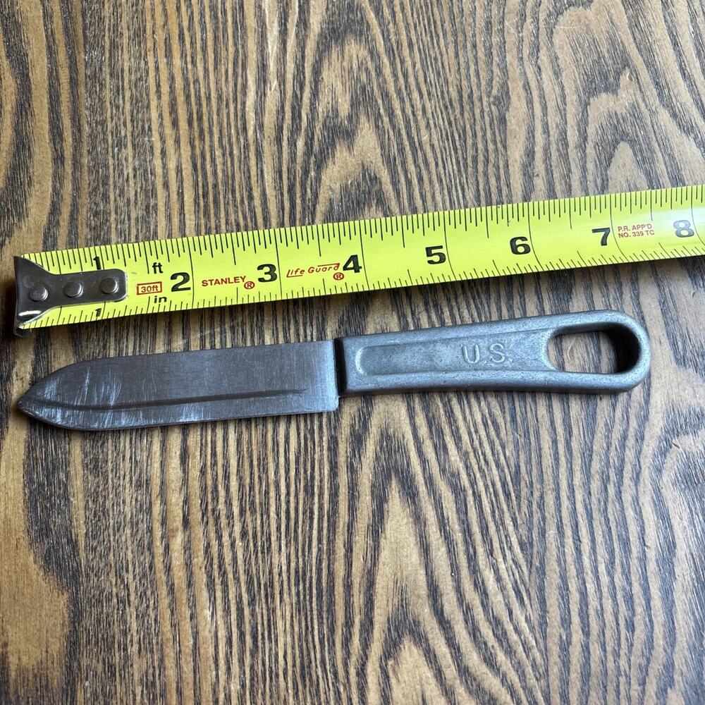 WWll US MILITARY ARMY - MARINES MESS KIT KNIFE WITH MAKERS MARK